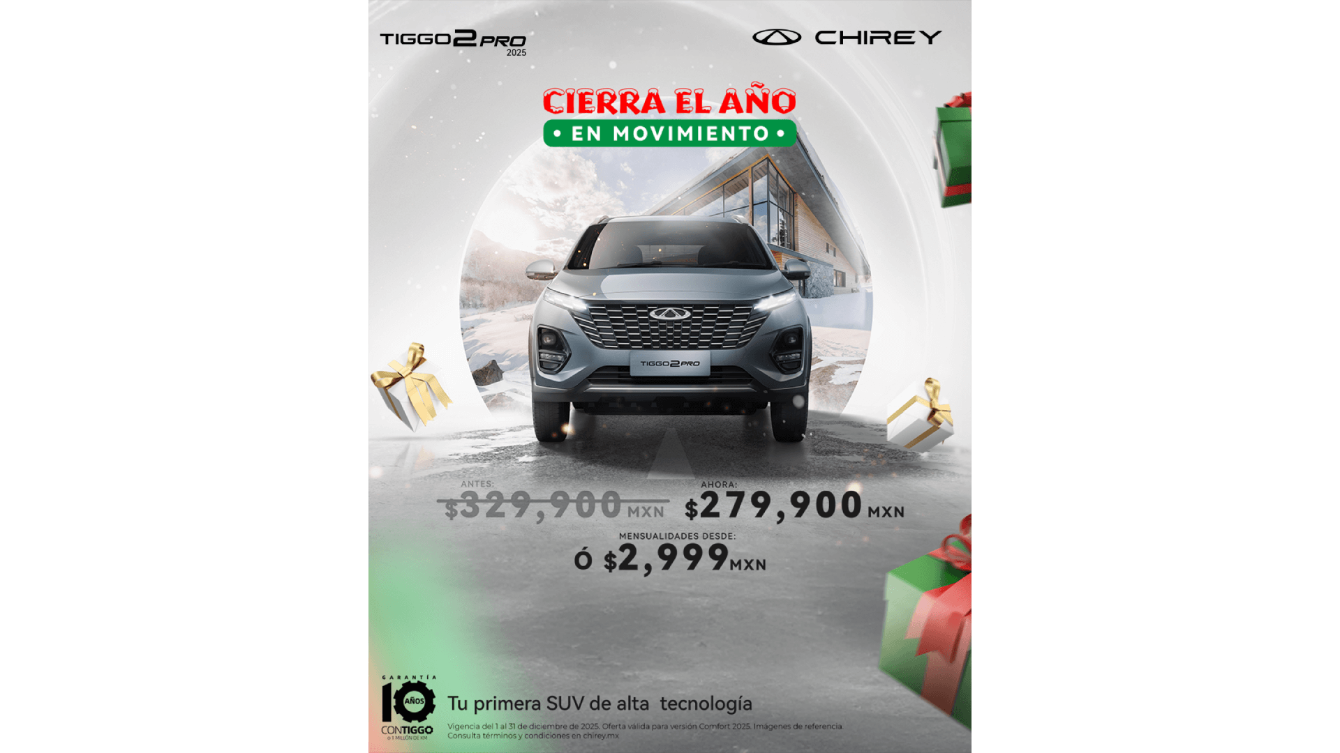 Chirey refuerza su presencia en México con alianzas deportivas, programas de postventa y promociones activas de cierre de año